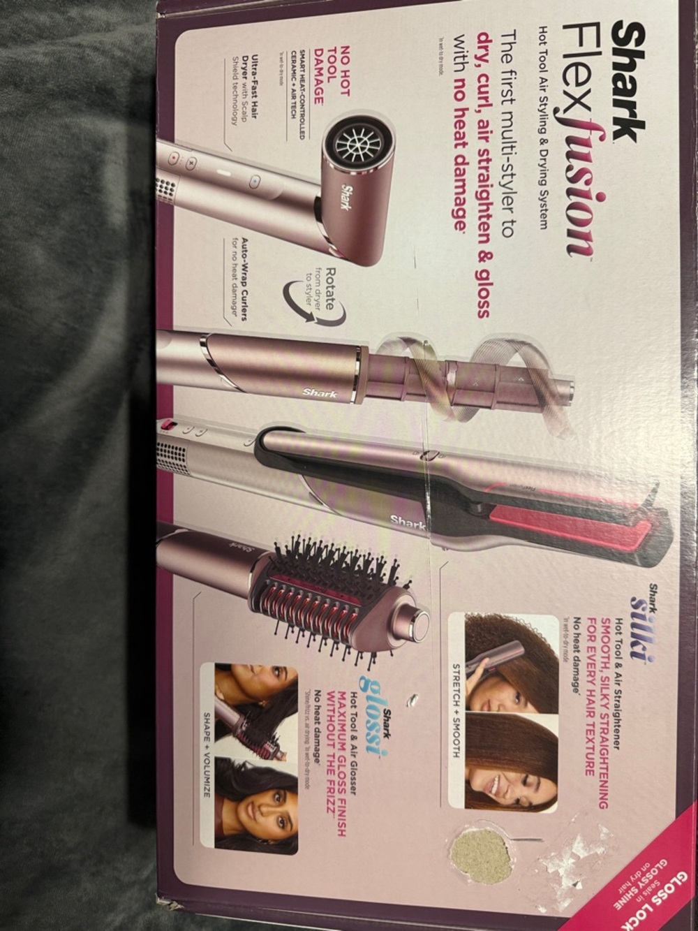Shark FlexFusion Styling Hair Tool Set in Rose Gold - Picture 2 of 2